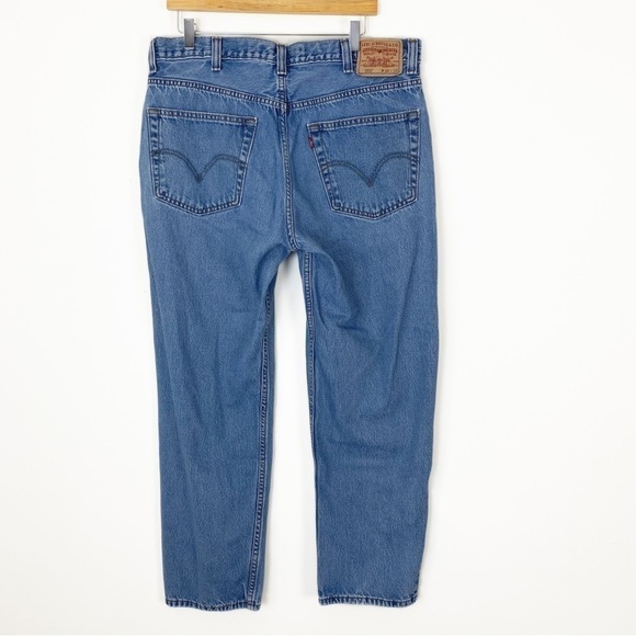 LEVI’S 550 Relaxed Fit Denim Jeans Straight Leg Size 38x32 High Waisted Retro - Picture 1 of 10
